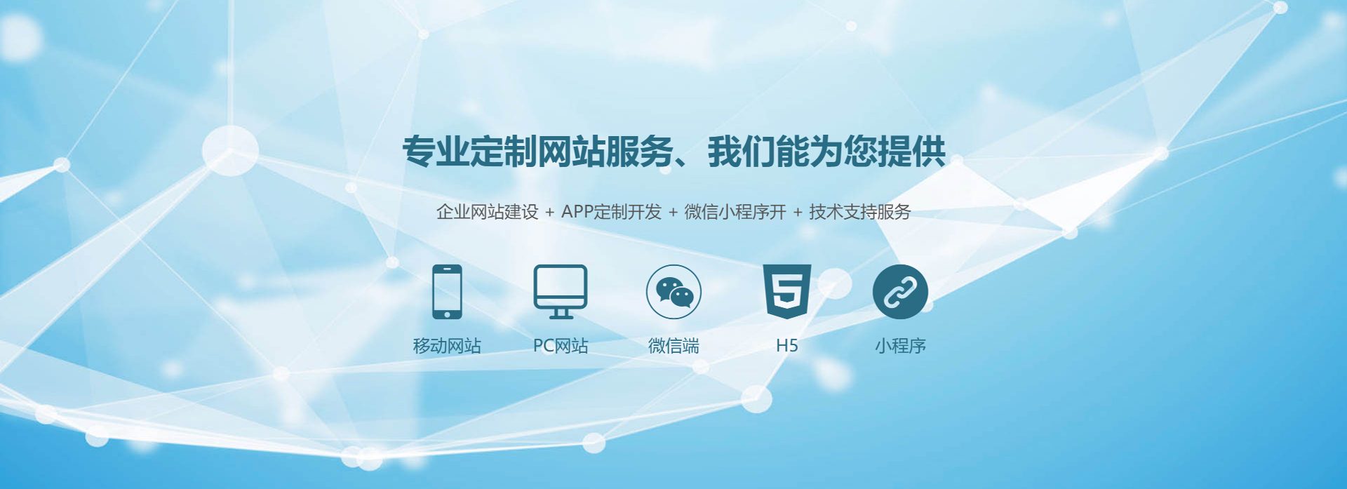 專業(yè)定制網(wǎng)站服務(wù)，企業(yè)網(wǎng)站、APP、小程序開(kāi)發(fā)